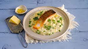 SALMON WITH RISOTTO